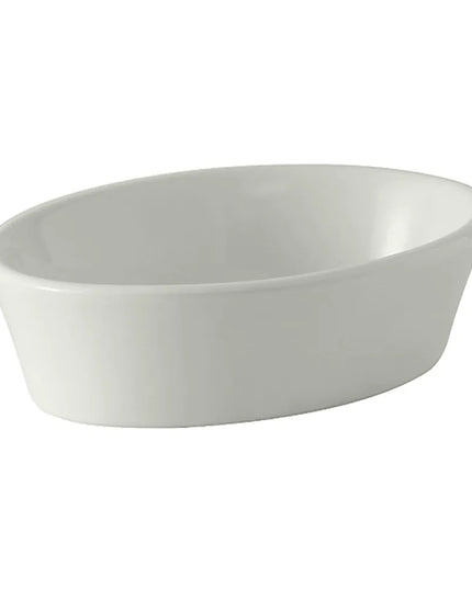 Đĩa Nướng Oval Tuxton BWK-060 210 ml Gốm Trắng