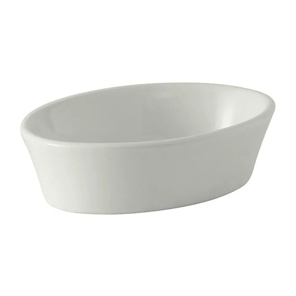Đĩa Nướng Oval Tuxton BWK-100 295 ml Gốm Trắng