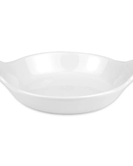 Đĩa Nướng Rarebit Tròn Hall China 4340ABWA 355 ml Sứ Trắng Sáng
