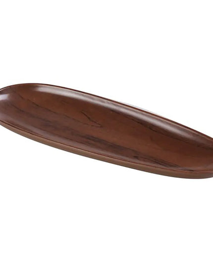 Đĩa Oval Melamine Vân Gỗ Yanco WL-216 40.6 cm