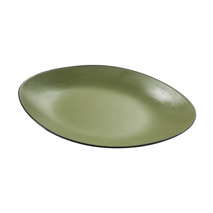 Đĩa Oval Melamine Yanco BM-211GR 29.2 cm x 17.8 cm Màu Xanh Lá