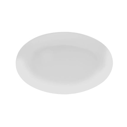 Đĩa Oval Mikasa Hospitality 34.9 cm Bistro Blanc - Sứ, Màu Trắng (5292233)