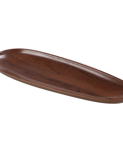 Đĩa Oval Nhựa Melamine Yanco WL-212 30.5cm, Vân Gỗ