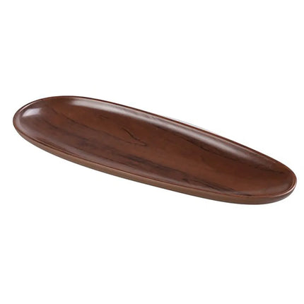 Đĩa Oval Nhựa Melamine Yanco WL-212 30.5cm, Vân Gỗ