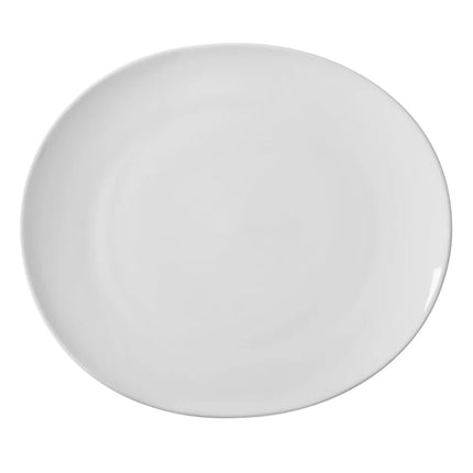 Đĩa Oval Salad/Tráng Miệng 10 Strawberry Street RVL0008 22.9 cm, Sứ, Royal White