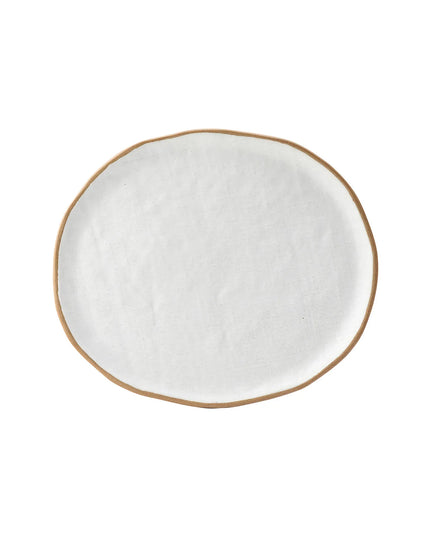 Đĩa Oval Steelite UCT7141 Utopia Hessian 29.2 cm x 25.4 cm - Sứ, Màu Trắng