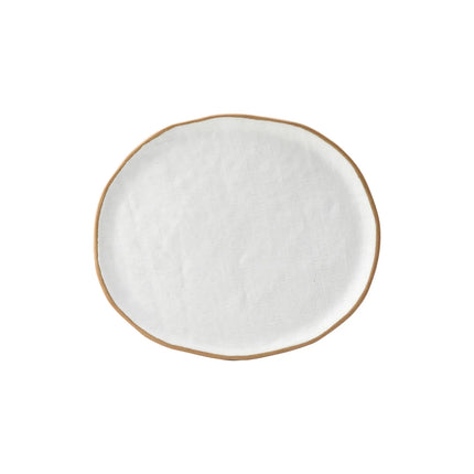 Đĩa Oval Steelite UCT7141 Utopia Hessian 29.2 cm x 25.4 cm - Sứ, Màu Trắng