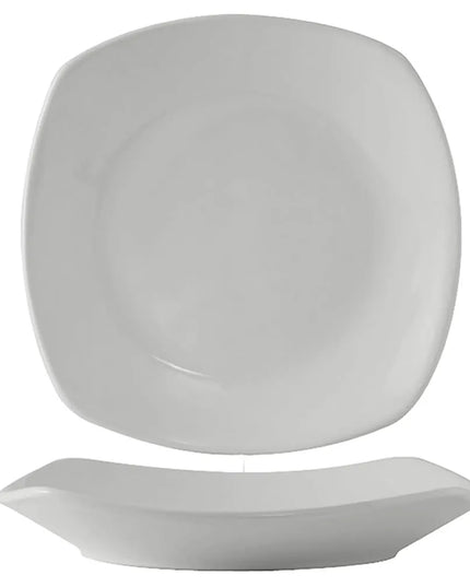 Đĩa Pasta Vuông Tuxton BWH-105J DuraTux®© 770 ml - Gốm, Trắng