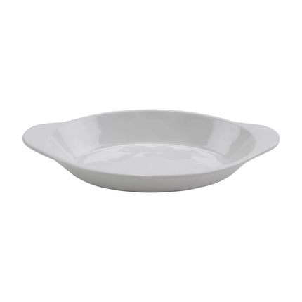 Đĩa Phụ Oval GET SD-08-AM-W 21.6 cm x 11.4 cm - Melamine, Màu Trắng