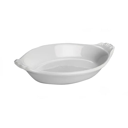 Đĩa Rarebit/Au Gratin Bầu Dục Hall China HL5210ABWA 295 ml Sứ Trắng Sáng