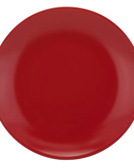 Đĩa Salad Stoneware Tròn 10 Strawberry Street Wazee Matte WM-4-RED 19.7 cm, Màu Đỏ