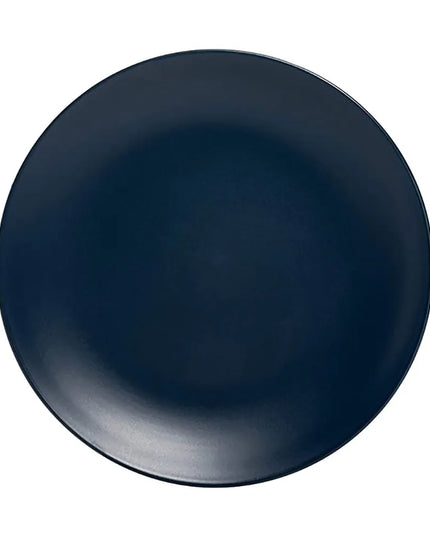 Đĩa Salad Tròn 10 Strawberry Street Dòng Wazee Matte 21 cm - Sứ Stoneware, Xanh Đêm (WM-4-DRKBLU-6)