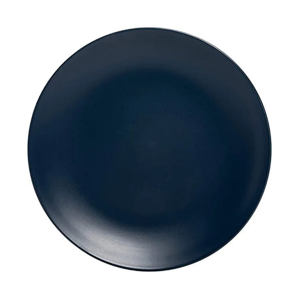 Đĩa Salad Tròn 10 Strawberry Street Dòng Wazee Matte 21 cm - Sứ Stoneware, Xanh Đêm (WM-4-DRKBLU-6)