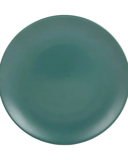 Đĩa Salad Tròn Stoneware 10 Strawberry Street WM-4-EMGRN-6 Wazee Bề Mặt Nhám 21 cm Xanh Emerald