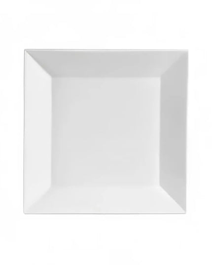 Đĩa Salad Vuông CAC Kingsquare 20.3 cm - Sứ, Màu Super White (KSE8)