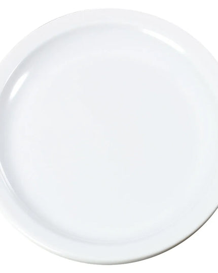 Đĩa Sandwich Tròn Nhựa Melamine Carlisle 18.4 cm, Trắng (KL20102)