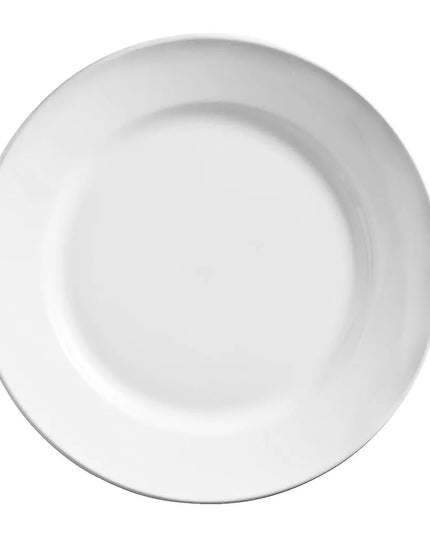 Đĩa Sứ Tròn Libbey 840-405R-22 14 cm Vành Rộng, Trắng Sáng, Porcelana