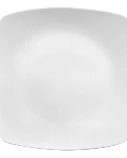 Đĩa Sứ Vuông Libbey 840-470S 27.9 cm, Coupe, Trắng Sáng, Porcelana