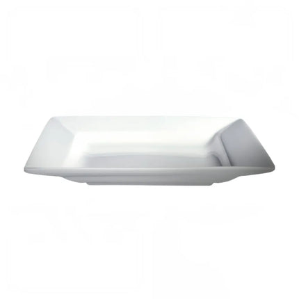 Đĩa Súp Sâu Vuông Cameo China 710-102 25.4 cm - Gốm Sứ, Trắng