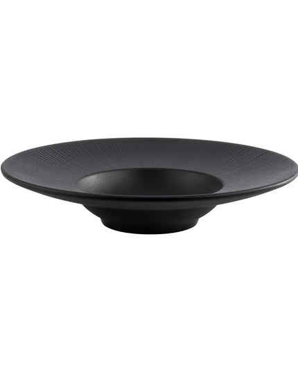 Đĩa Súp Tròn Libbey APS85098 296 ml Nhựa Melamine, Màu Đen
