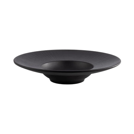 Đĩa Súp Tròn Libbey APS85098 296 ml Nhựa Melamine, Màu Đen