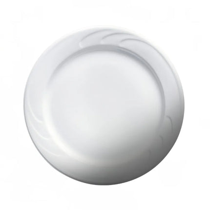 Đĩa Súp Tròn Viền Nổi Bostonian Cameo China 30.5 cm - Sứ Ceramic, Trắng (301-121)