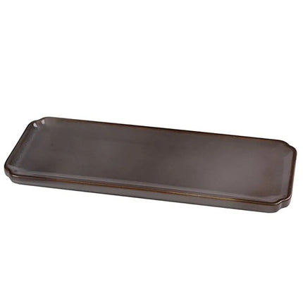 Đĩa Sushi Chữ Nhật Ceramic Yanco PK-514 35.6 cm x 10.2 cm, Xám