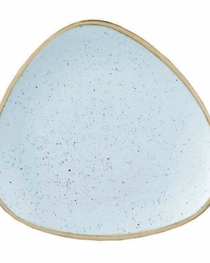 Đĩa Tam Giác Churchill Stonecast 22.9 cm - Gốm, Duck Egg Blue (SDESTR91)
