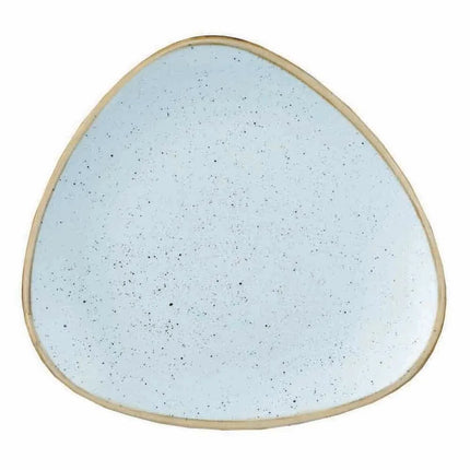 Đĩa Tam Giác Churchill Stonecast 22.9 cm - Gốm, Duck Egg Blue (SDESTR91)