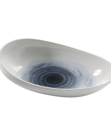 Đĩa Thuyền Universe Yanco UN-411 29.2 cm x 19.1 cm - Sứ Xương, Xanh
