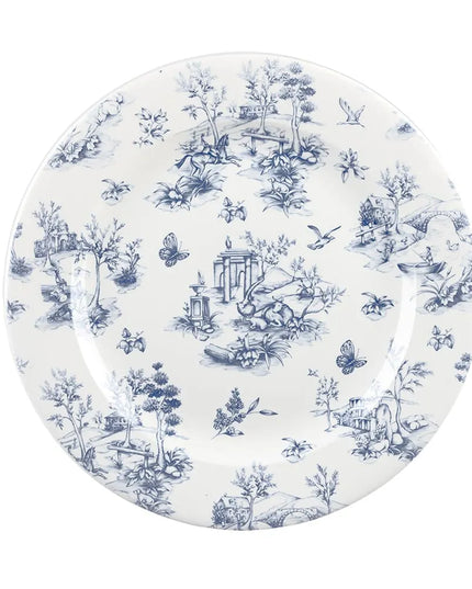 Đĩa Trà Tròn Churchill Vintage Prints 21 cm - Gốm, Màu Toile Prague (TOPVP81)