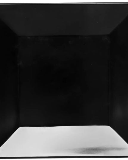 Đĩa Tráng Miệng Nhựa Melamine Vuông GET 15.2 cm, Đen (ML-102-BK)