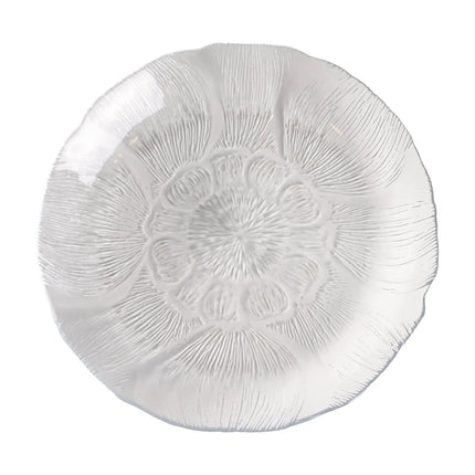 Đĩa Tráng Miệng Tròn Arcoroc J0232 Fleur 19.1 cm - Thủy Tinh, Trong Suốt