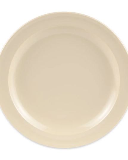 Đĩa Tráng Miệng Tròn GET Nhựa Melamine 18.4 cm, Màu Nâu Vàng (DP-507-T)