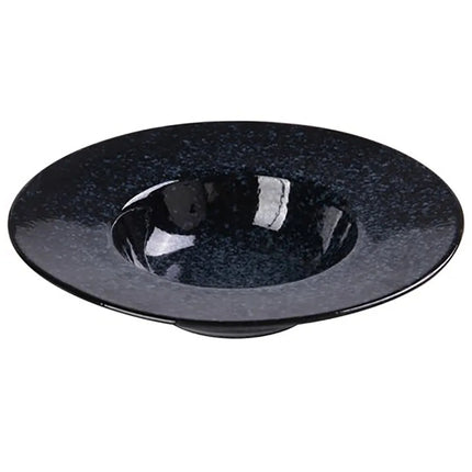 Đĩa Tráng Miệng Tròn Yanco BL-611 Blue Star 473 ml - Gốm Sứ