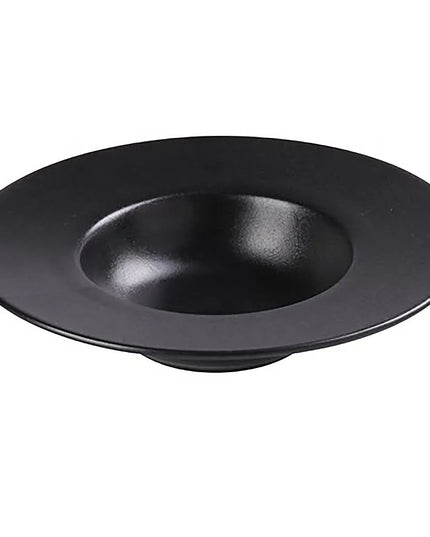 Đĩa Tráng Miệng Tròn Yanco NB-611 473 ml - Gốm Sứ, Noble Black