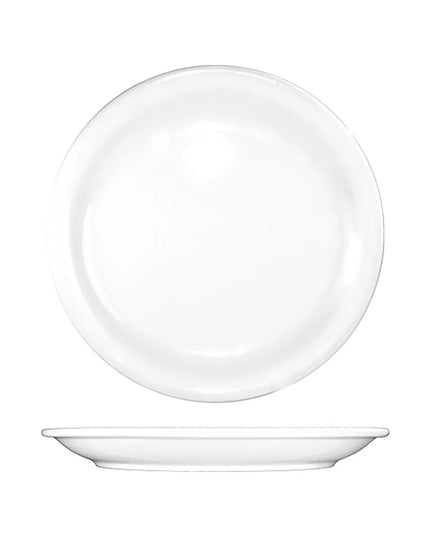 Đĩa Tròn Brighton™ ITI BR-16 26.4 cm, Sứ, Trắng Châu Âu