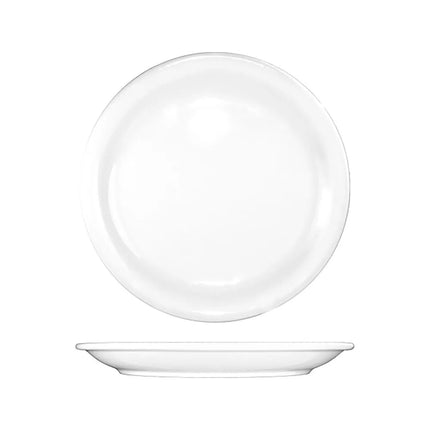 Đĩa Tròn Brighton™ ITI BR-16 26.4 cm, Sứ, Trắng Châu Âu