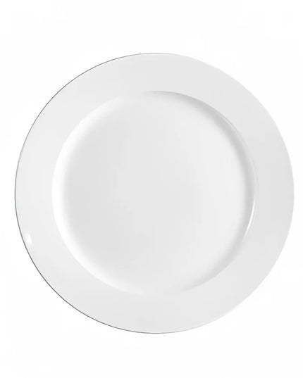 Đĩa Tròn CAC 30.5cm Dòng Franklin - Sành, Màu European White (FR-21)