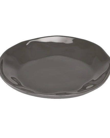 Đĩa Tròn Cal-Mil 22304-7-101 Melamine Marin 16.5 cm, Màu Tro Đậm