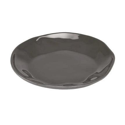 Đĩa Tròn Cal-Mil 22304-7-101 Melamine Marin 16.5 cm, Màu Tro Đậm