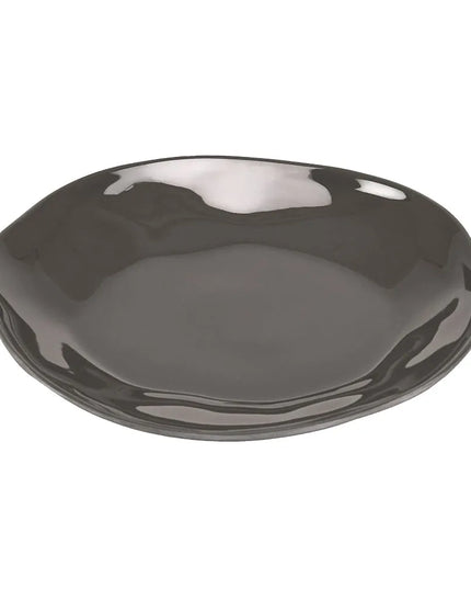 Đĩa Tròn Cal-Mil 22304-9-101 Melamine Marin 22.2 cm, Màu Tro Đậm