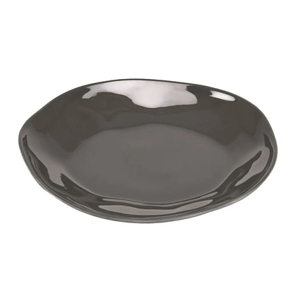 Đĩa Tròn Cal-Mil 22304-9-101 Melamine Marin 22.2 cm, Màu Tro Đậm