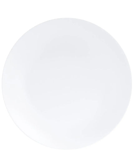 Đĩa Tròn Cal-Mil 22390-9-15 Melamine Coupe 22.9 cm, Trắng/Bề Mặt Nhám