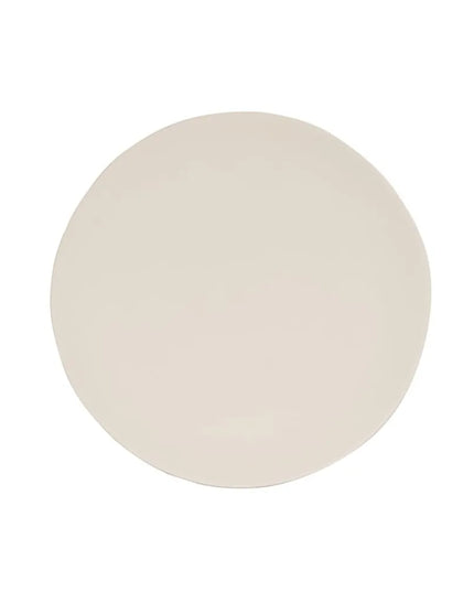 Đĩa Tròn Cal-Mil 24031-7-103 Melamine Hand Thrown 17.8 cm, Màu Ngà
