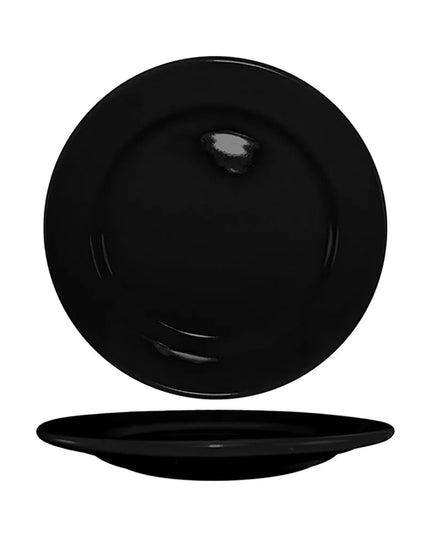Đĩa Tròn Cancun™ ITI 16.8 cm - Gốm Sứ, Đen (CA-6-B)