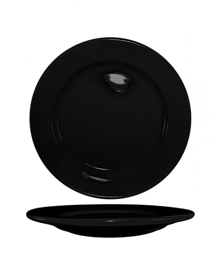 Đĩa Tròn Cancun™ ITI 18.1 cm - Gốm Sứ, Đen (CA-7-B)