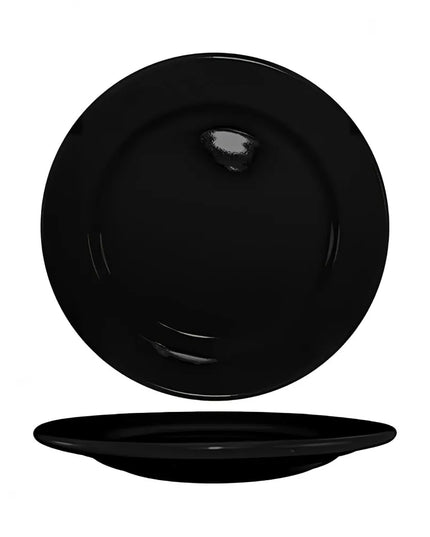Đĩa Tròn Cancun™ ITI 26cm - Gốm, Đen (CA-16-B)