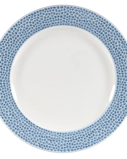 Đĩa Tròn Churchill 21 cm - Sứ China, Ocean Blue (OCISIP81)