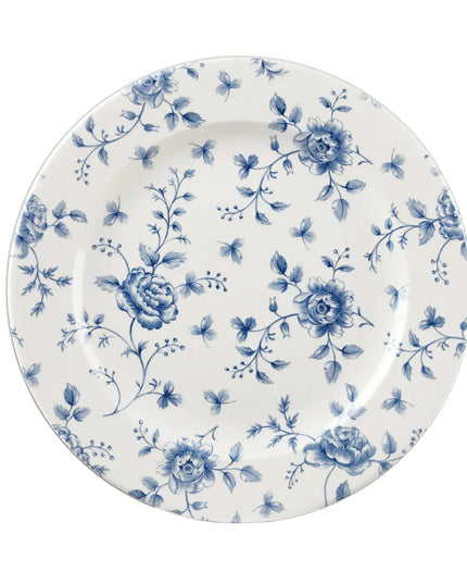 Đĩa Tròn Churchill Dòng Vintage Prints Profile 20.3 cm - Gốm, Họa Tiết Prague Rose Chintz (RCPVP81)
